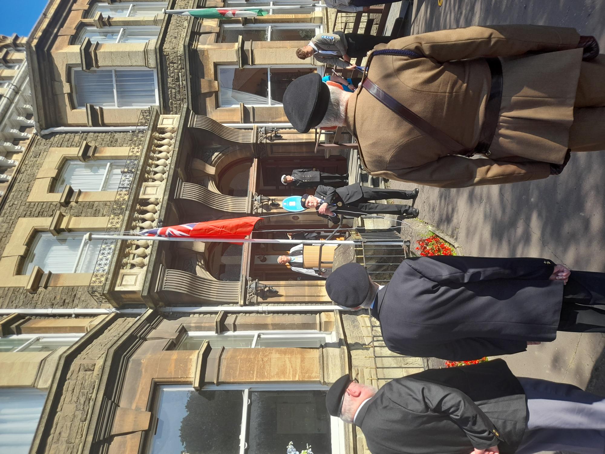 TONY MEADE RAISING THE RED ENSIGN